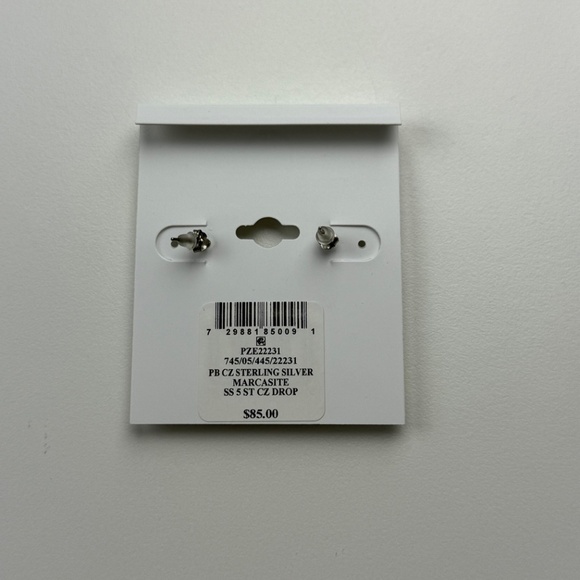 Giani Bernini Cubic Zirconia Drop Earrings in Sterling Silver Elegant - Picture 3 of 3